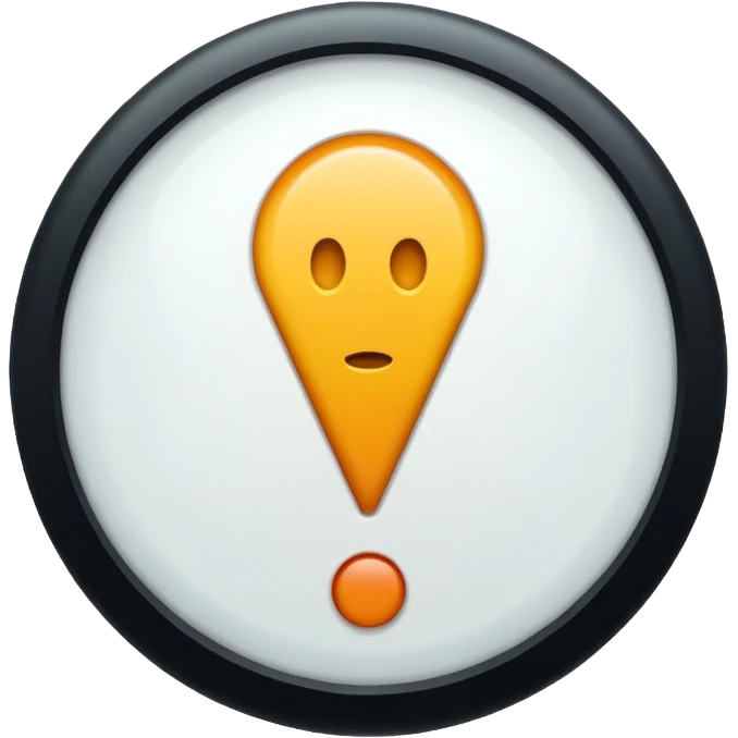 2 exclamation marks in a circle with white colour and its background in light blue colour emoji