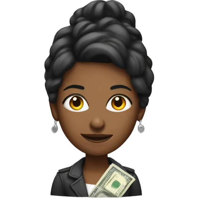 women with money emoji