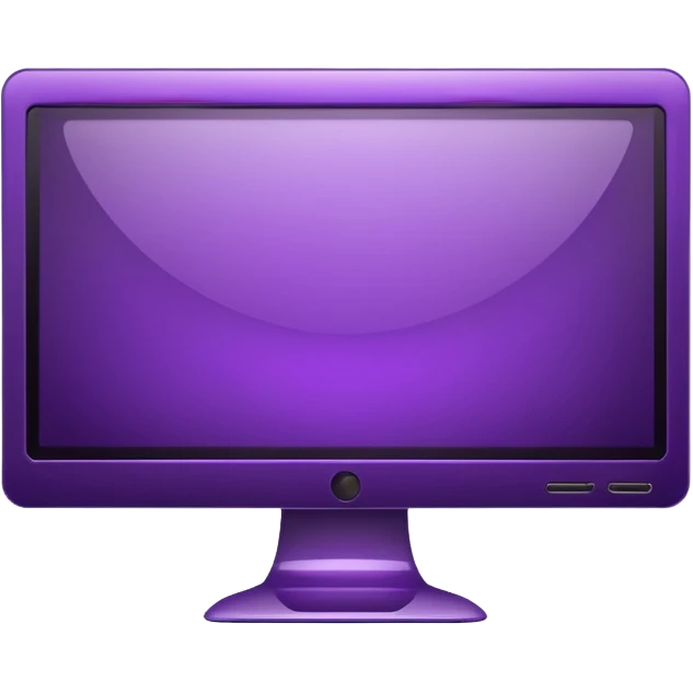dark purple wide screen monitor emoji