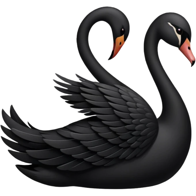 Cisne negro emoji