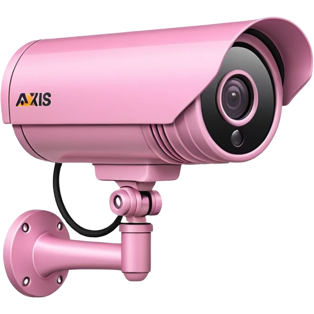 Security Camera pink Axis P1346-E emoji