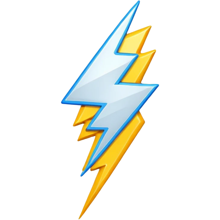 lighting bolt emoji