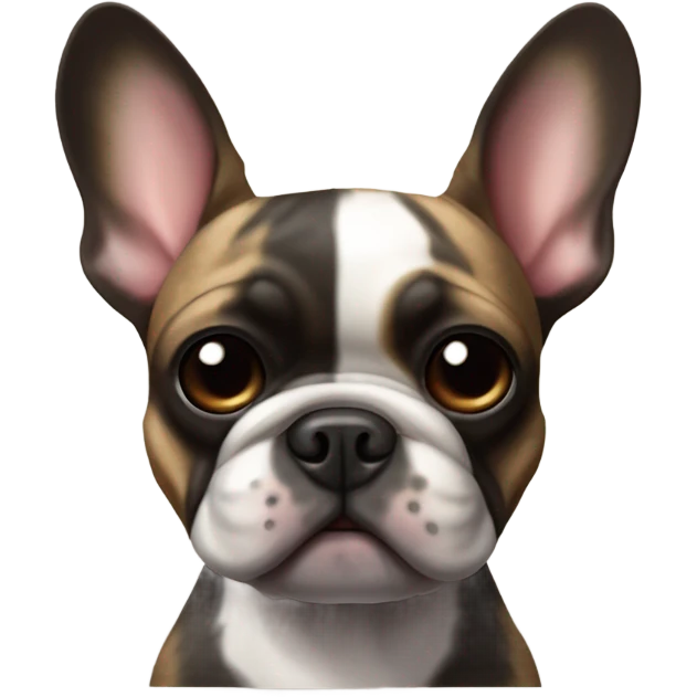 brindle french bulldog emoji