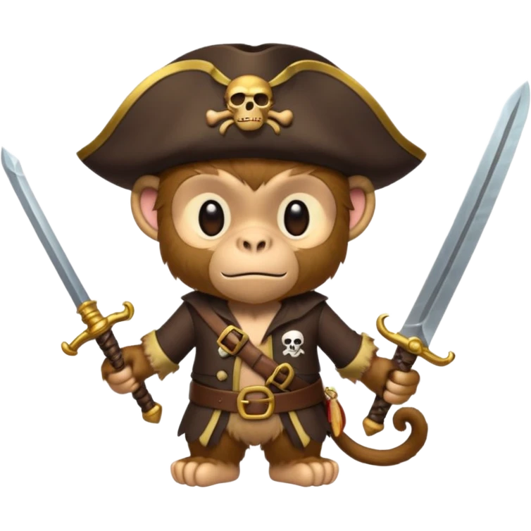 pirate monkey emoji