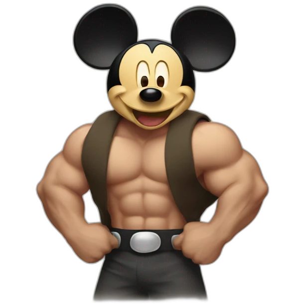 buff Mickey emoji