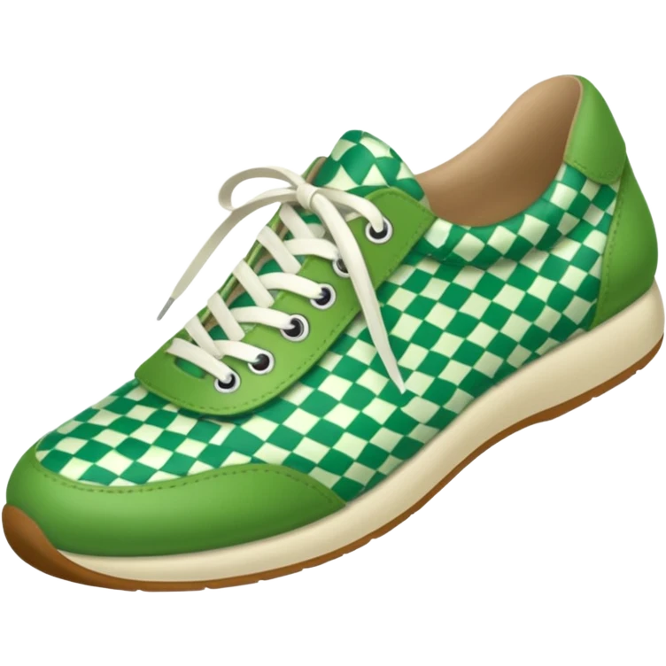 green patterned shoes  emoji
