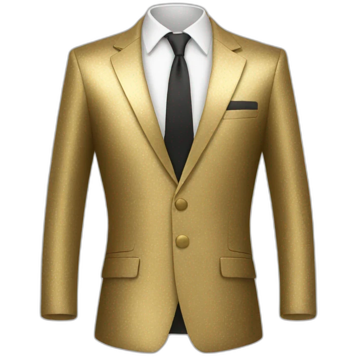 gold suit emoji