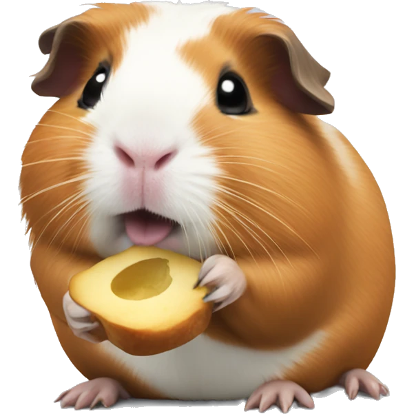 Guinea pig eating emoji