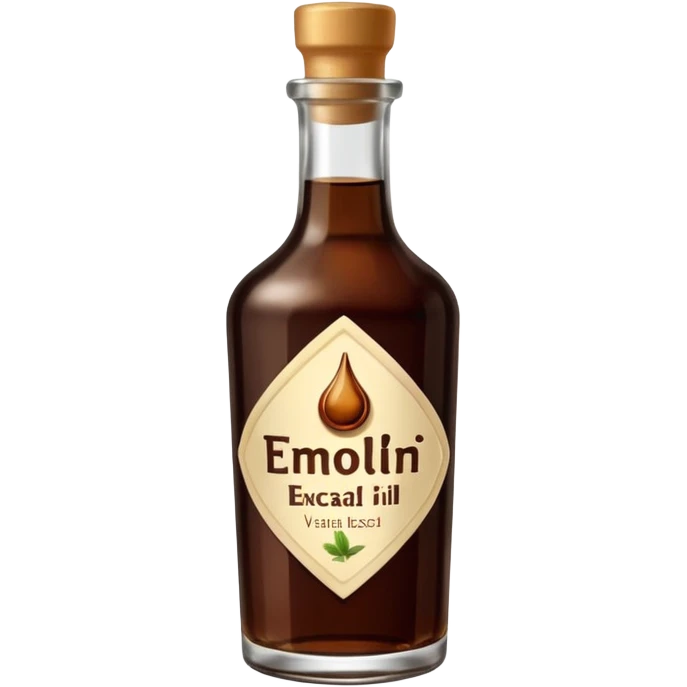 bottle of vanilla extract emoji