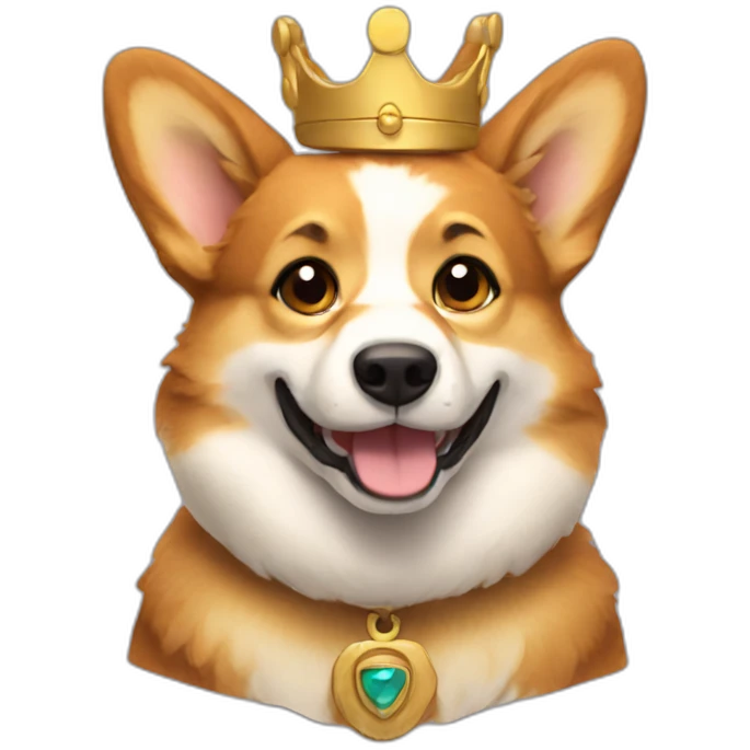 corgy king emoji