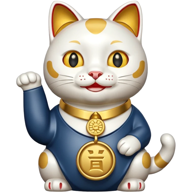 Lucky cat emoji