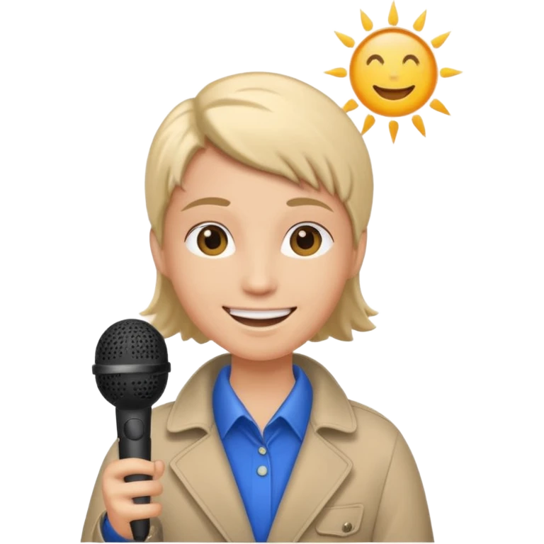 Comentarista del clima emoji