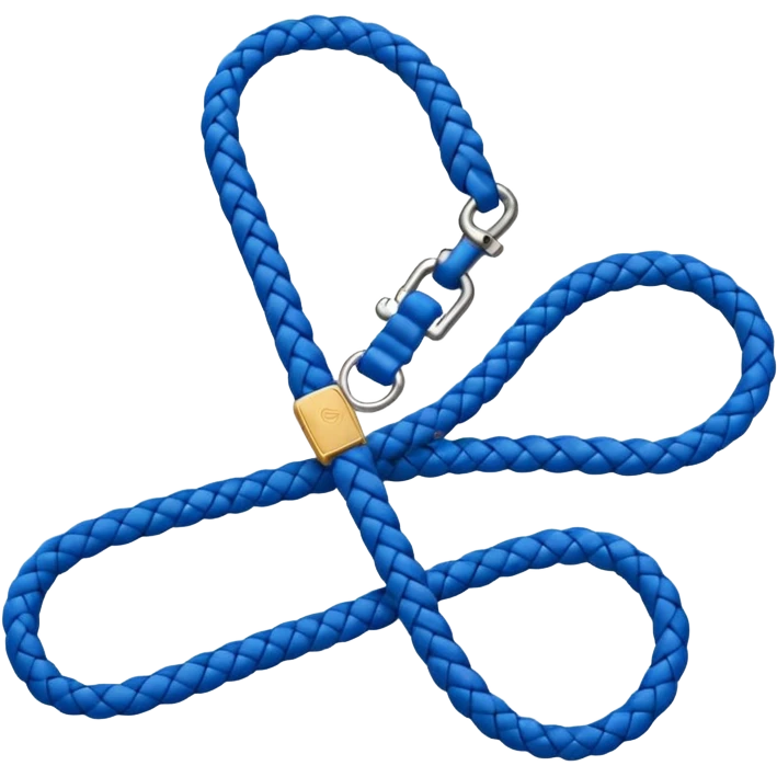 blue Leash emoji