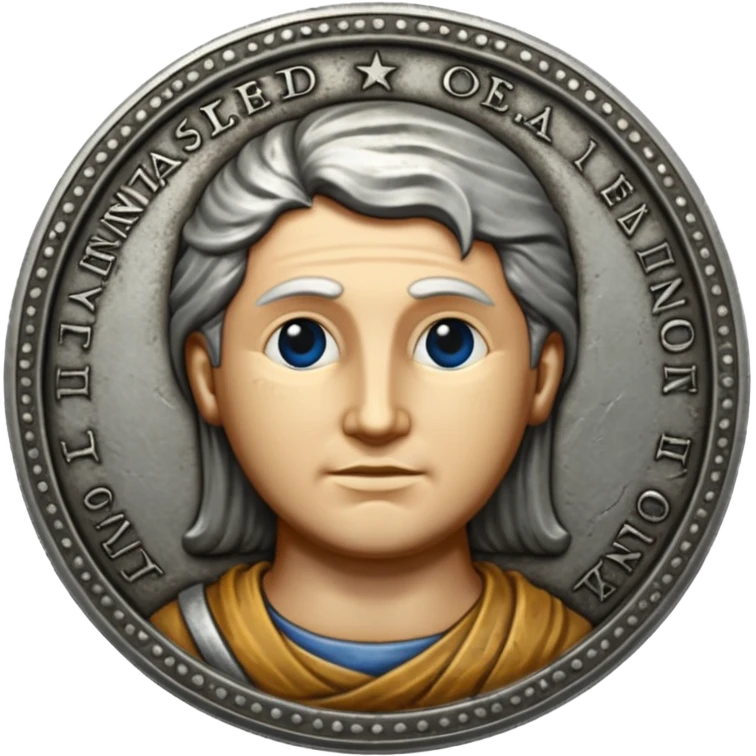 Ancient coin usa,silver emoji