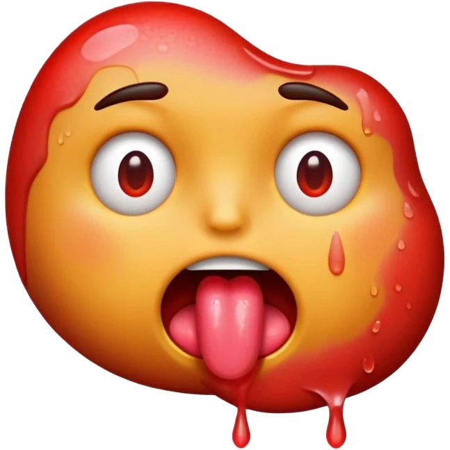 Tongue shaking  emoji