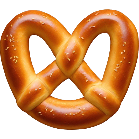 Pretzel emoji