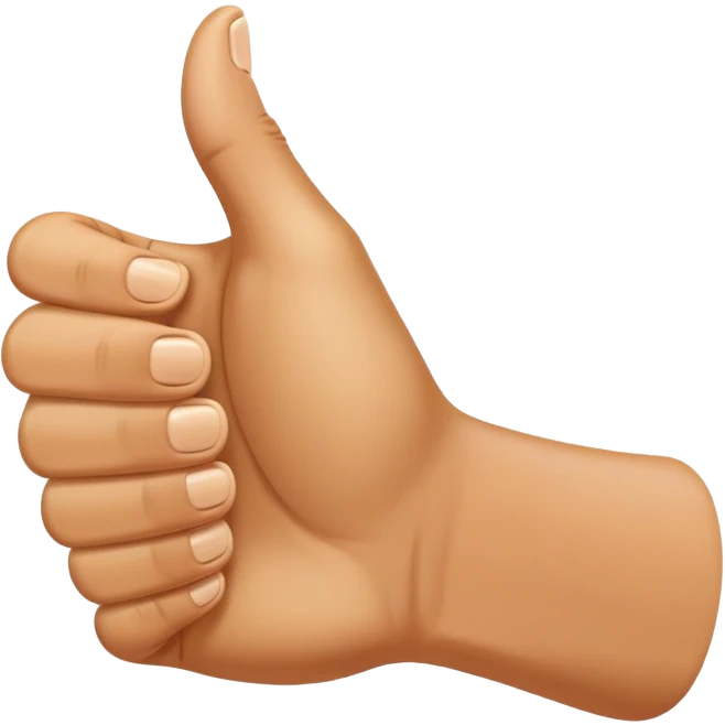 thumb up hand thumb smiling emoji