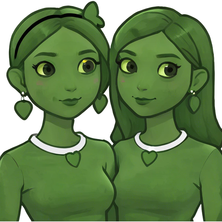 Black girl besties  emoji