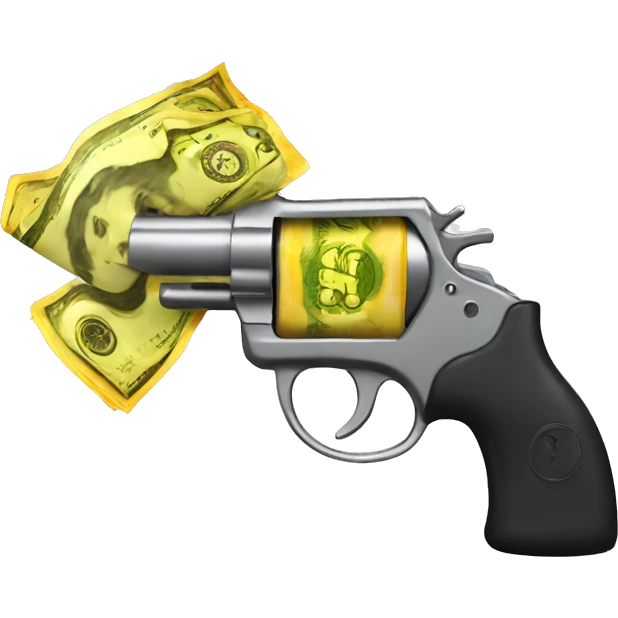 Money gun  emoji