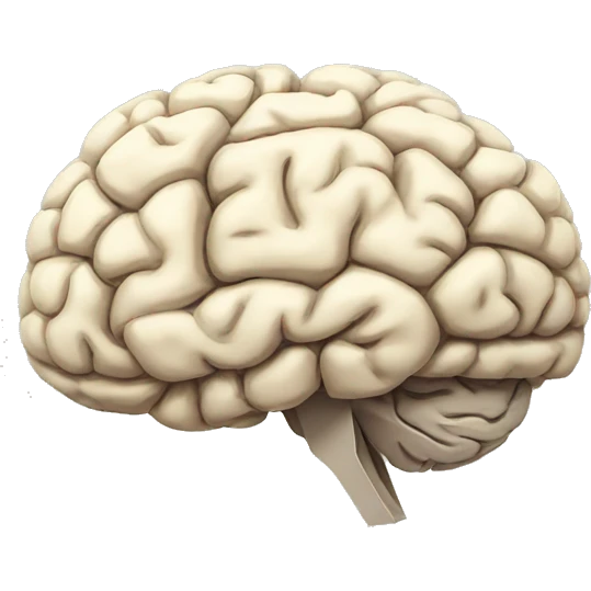 brain that is eating paper emoji