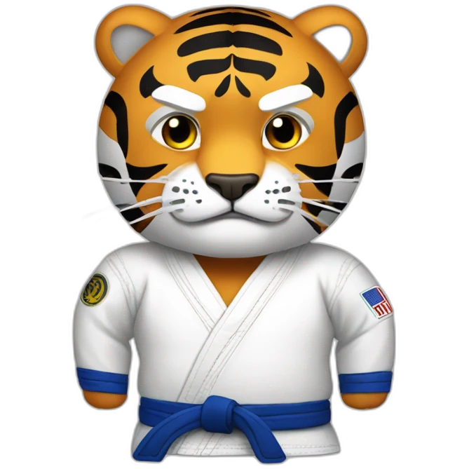 Jiu-jitsu Tiger emoji