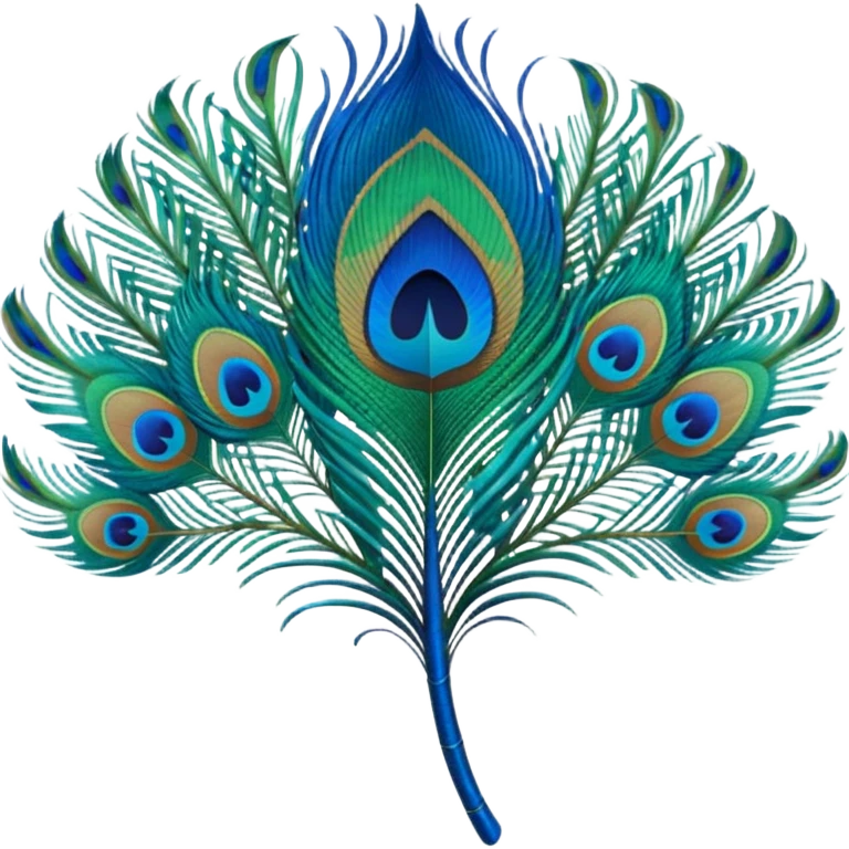  Peacock feather emoji