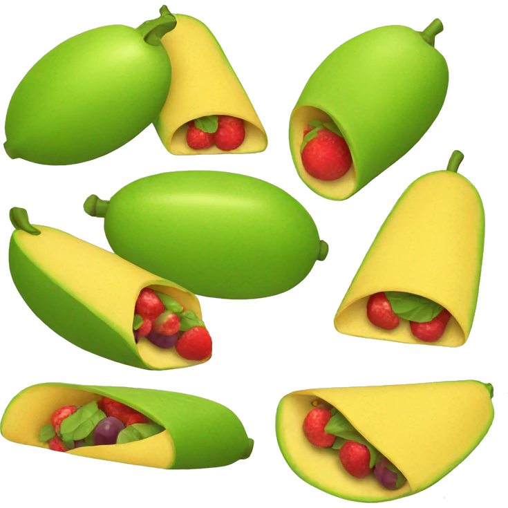 Fruit taco emoji