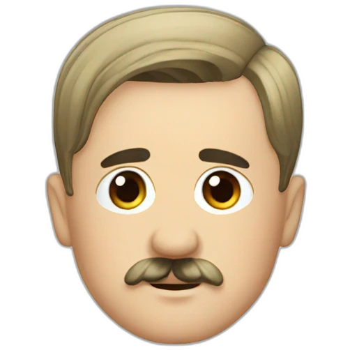 Adolf Hitler's hair cut emoji