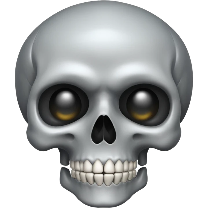 🤫+💀 emoji