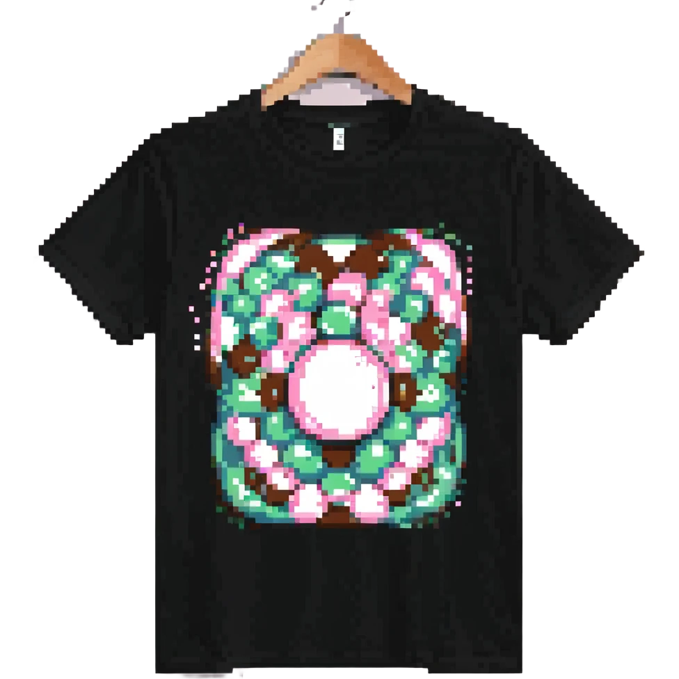Aesthetic Bubble Tee with a pink-to-white and white-to-green match gradient, brown balls and a brown tube emoji