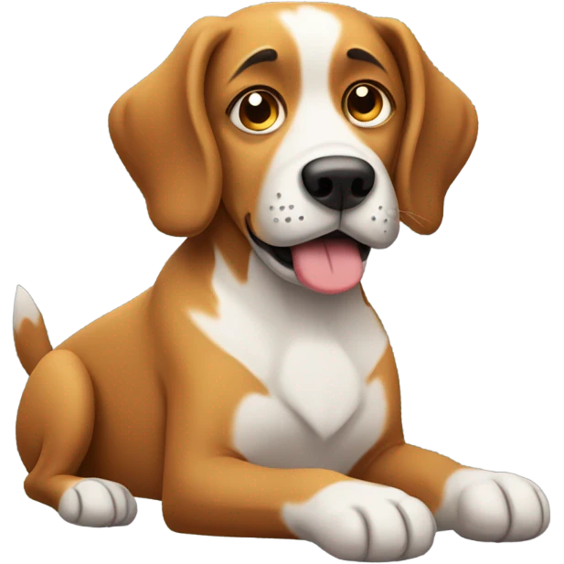 Chill guy dog emoji