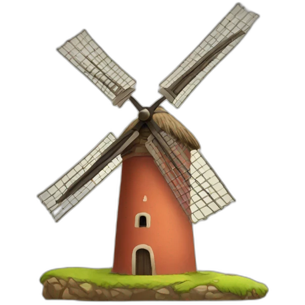 Molino de viento emoji