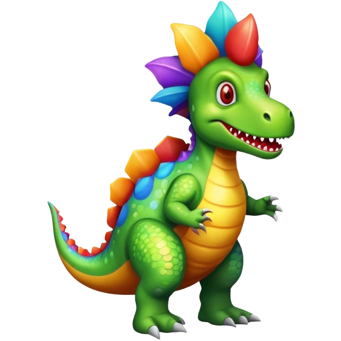 clown dinosaur emoji