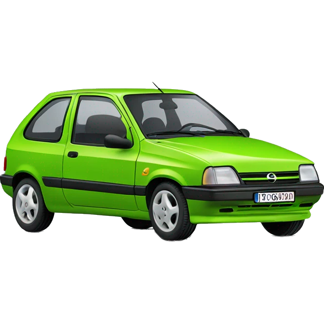 Opel Corsa 1993 Green emoji