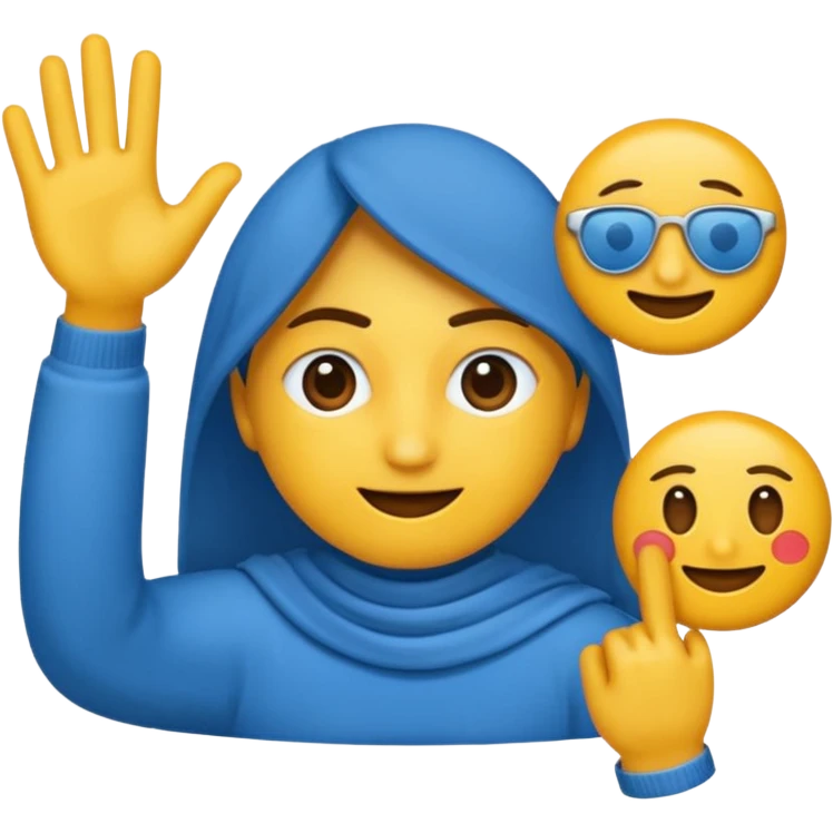 Merhaba emoji olarak mavi tik istiyorum emoji
