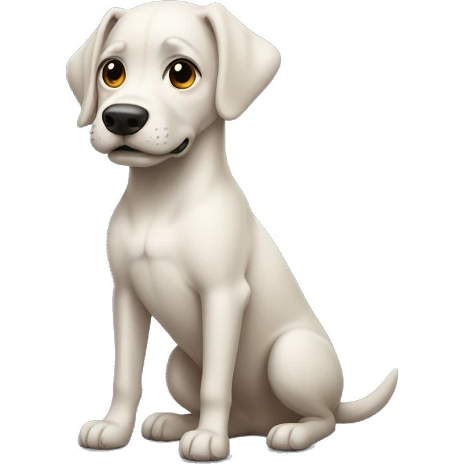 Perro de dos patas emoji