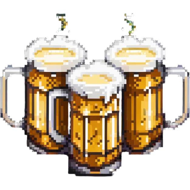 cheers with two frothy beer mugs emoji