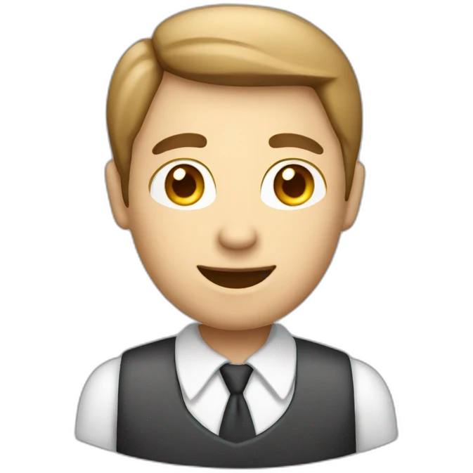 A telephone customer service staff emoji
