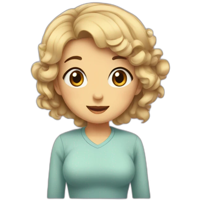 Hello Ketty dessin animé emoji