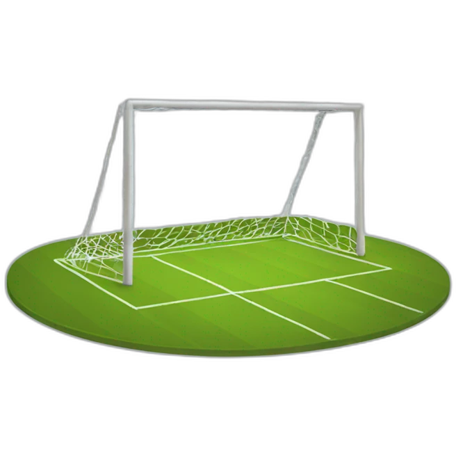 Soccer goal emoji