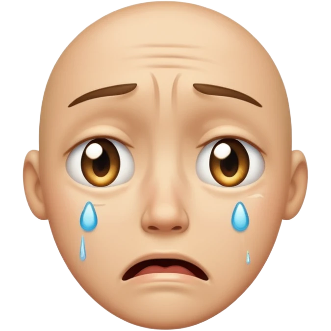 crying face emoji, expressive and clear emoji