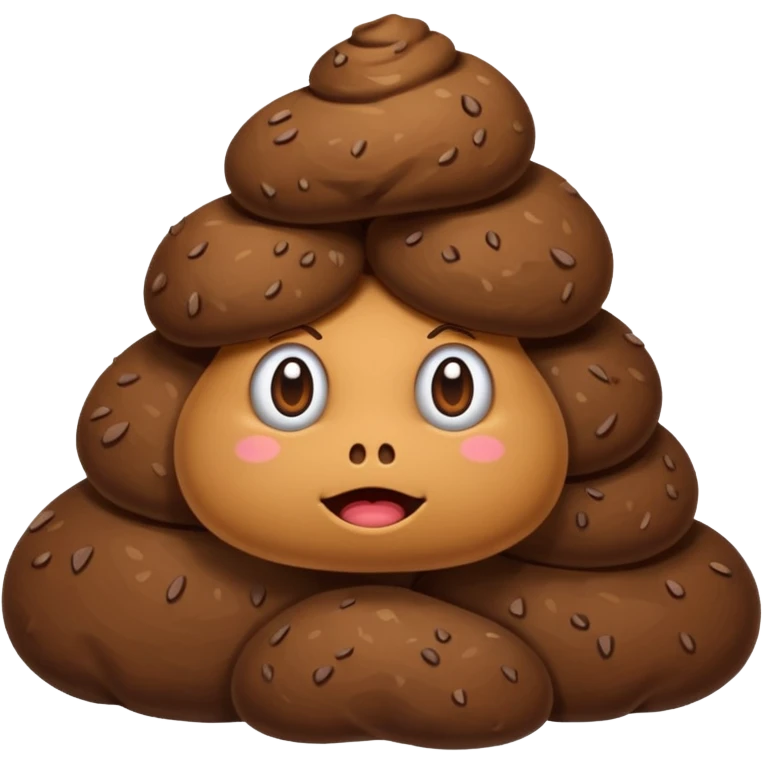  plain Pile of Poo on iOS emoji