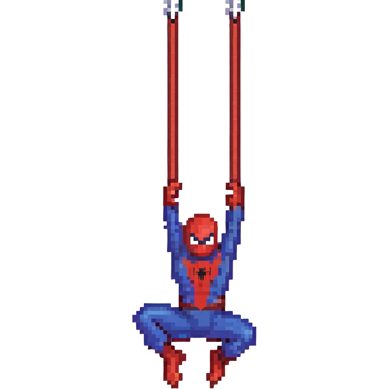 spider man swinging emoji