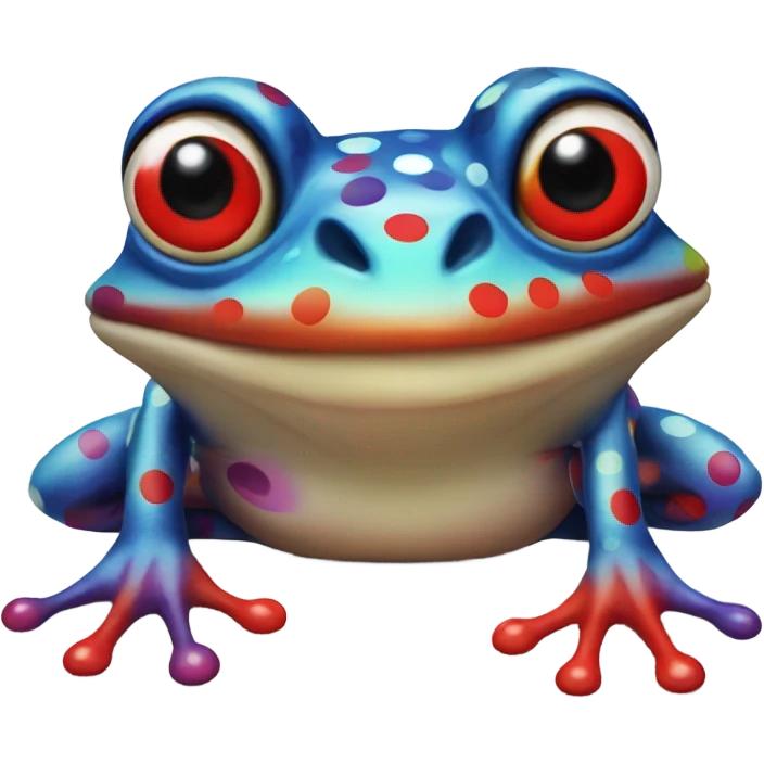 clown frog emoji