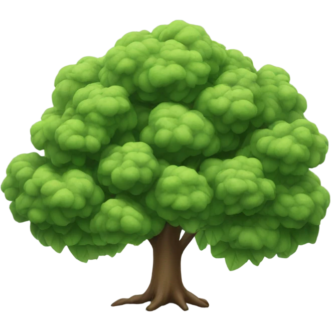Tree smoking emoji