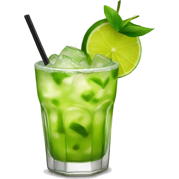 a happy caipirinha  emoji