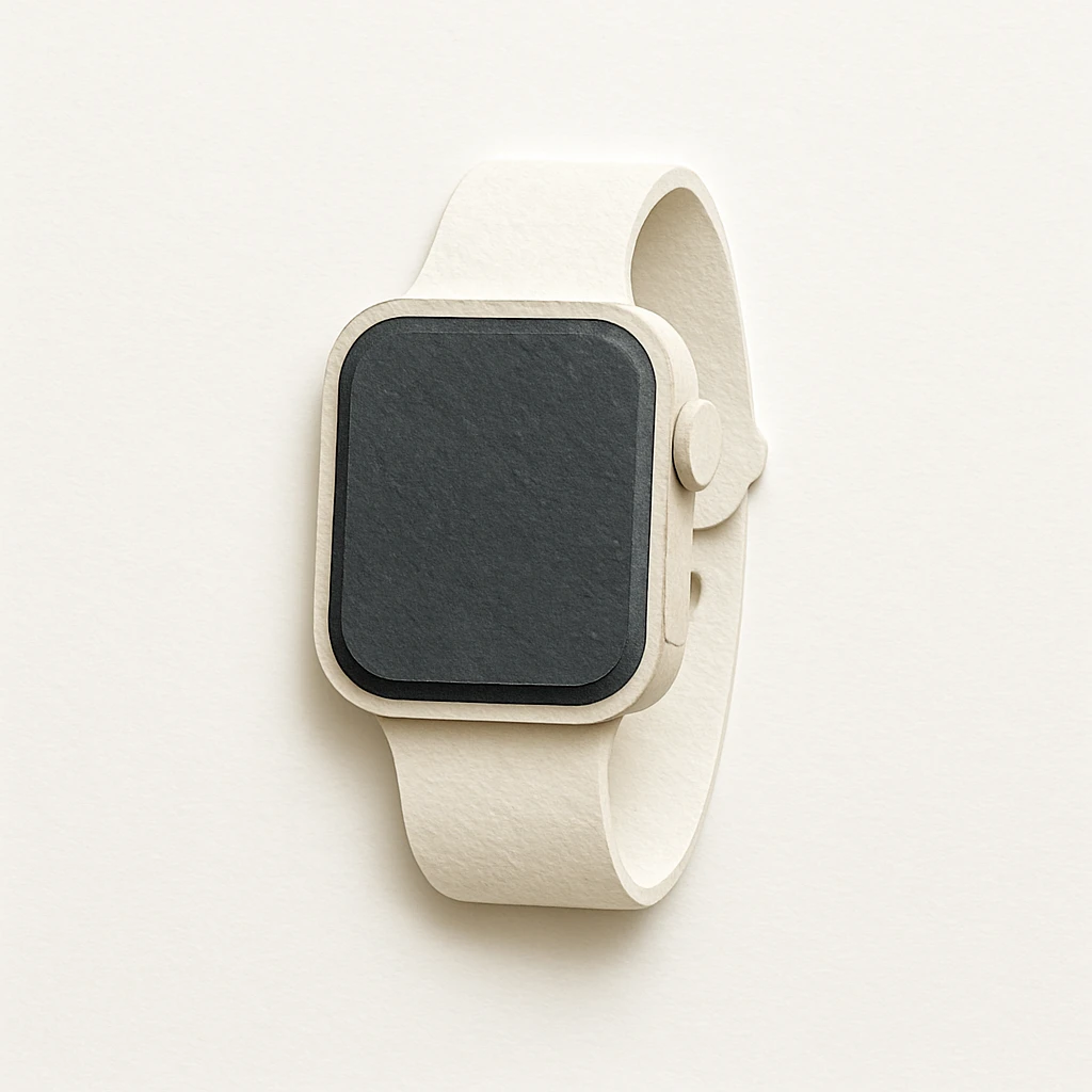white apple watch emoji