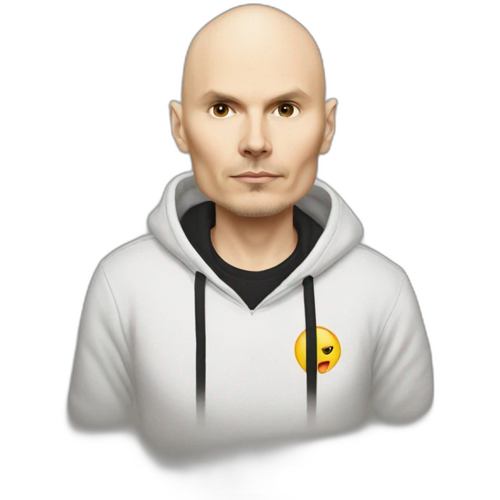 Billy corgan with "zero" t-shirt emoji