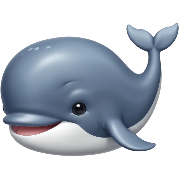 un bébé baleine tout chou emoji
