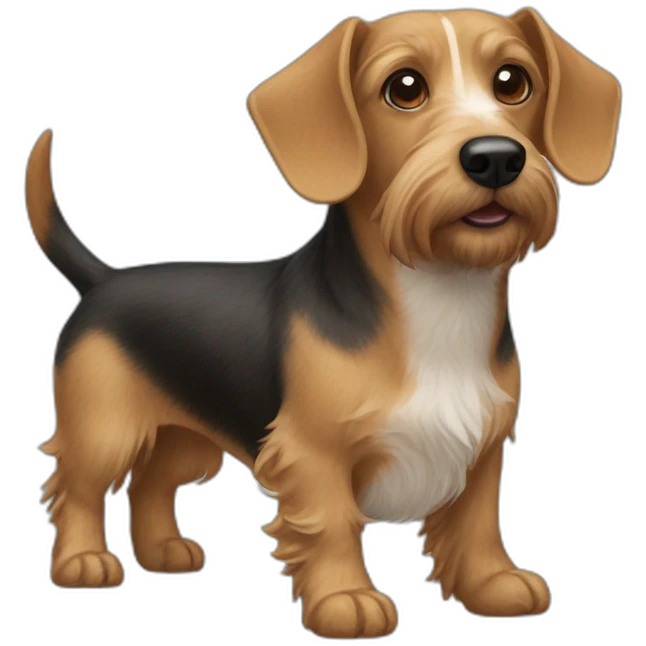 terrier and dachshund dog mix emoji